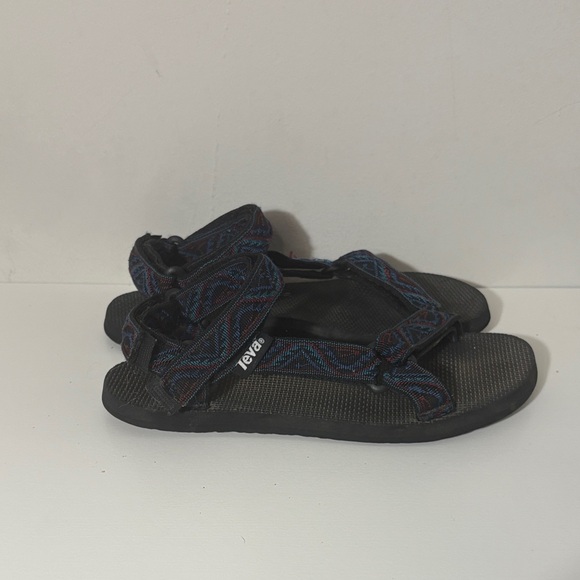 Teva Black and Blue Patterned Sandals - Picture 2 of 5